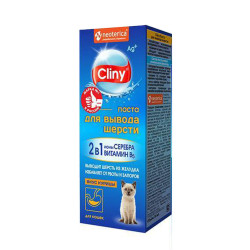 Паста Cliny для вывода шерсти со вкусом курицы, 75 мл Паста Cliny для вывода шерсти со вкусом курицы, 75 мл